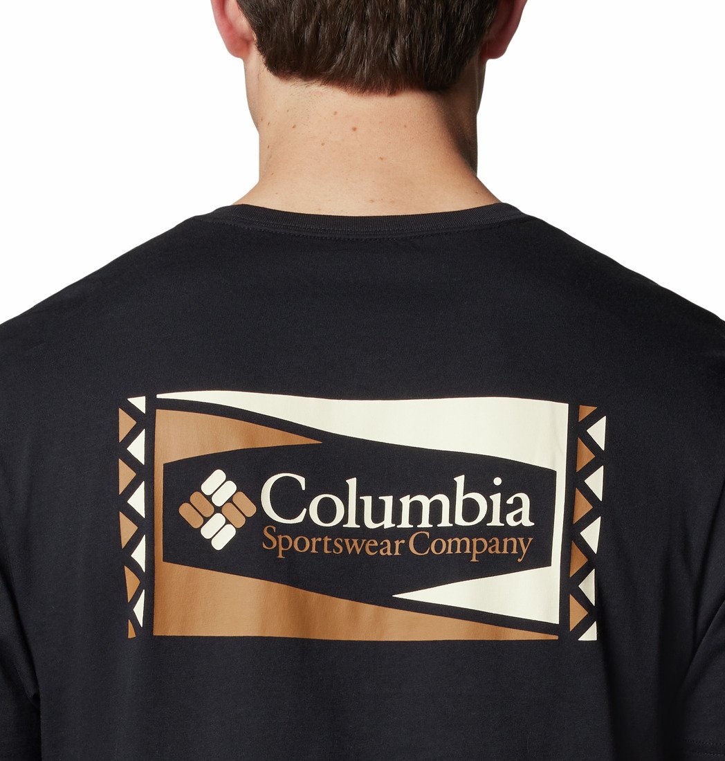 Tričko Columbia North Cascades™ Short Sleeve Tee M - černá