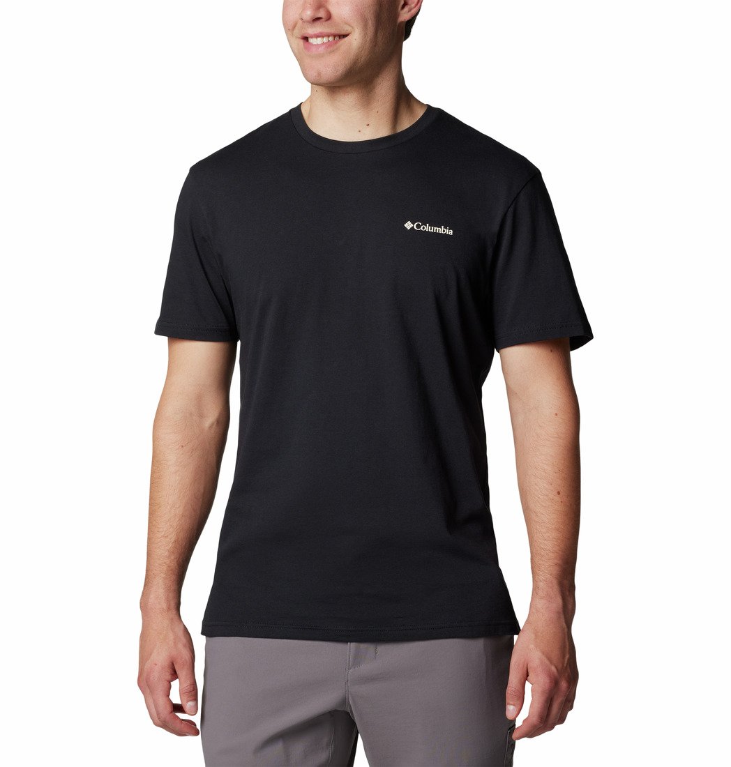 Tričko Columbia North Cascades™ Short Sleeve Tee M - černá