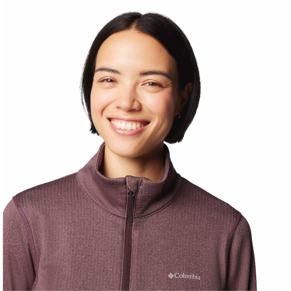 Mikina Columbia Park View™ Grid Fleece Full Zip W - hnědá