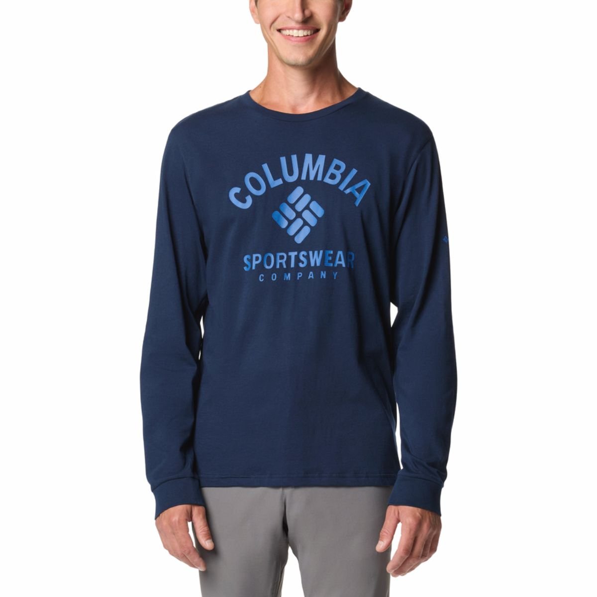 Футболка Columbia Rockaway River™ Graphic LS Tee M - синій