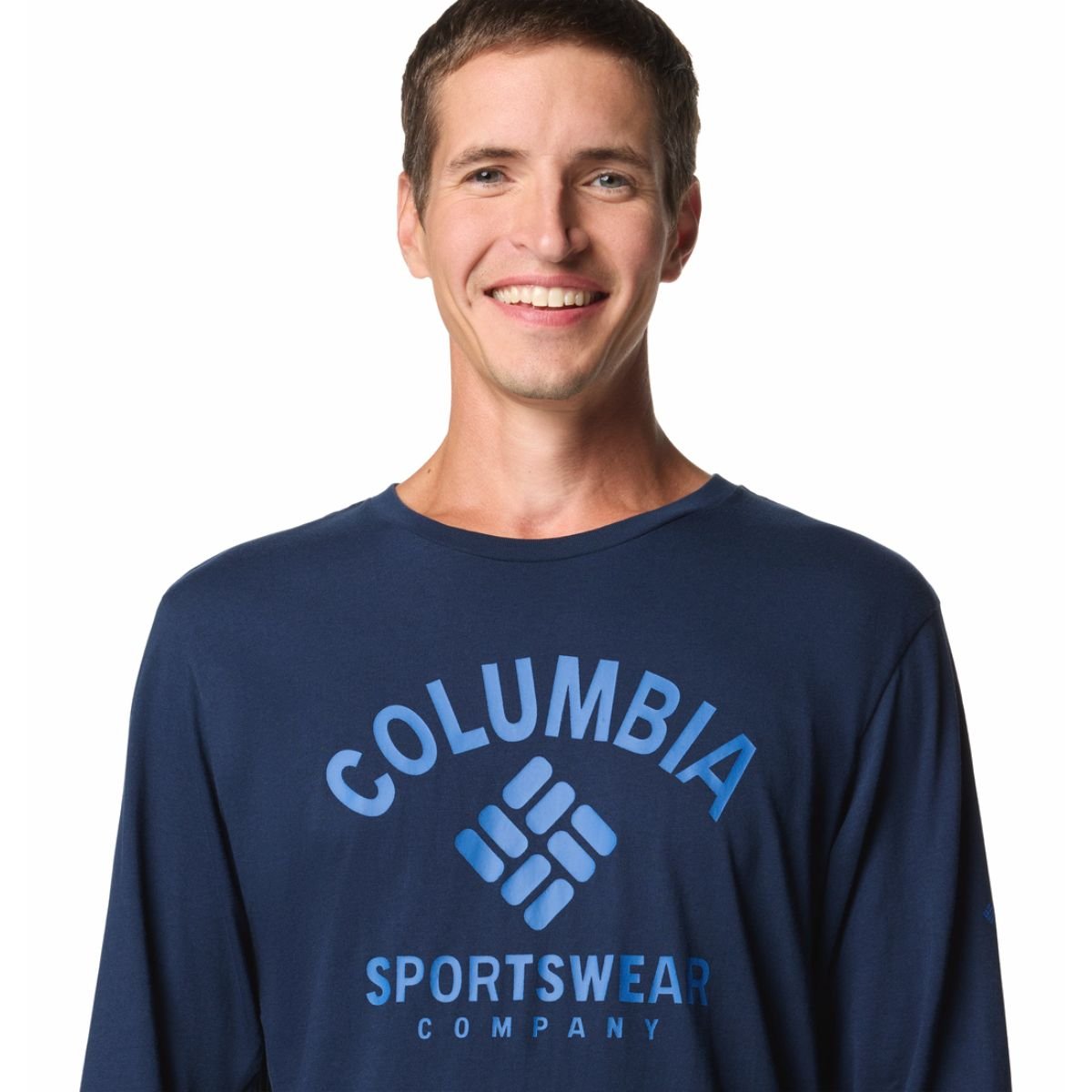 Футболка Columbia Rockaway River™ Graphic LS Tee M - синій