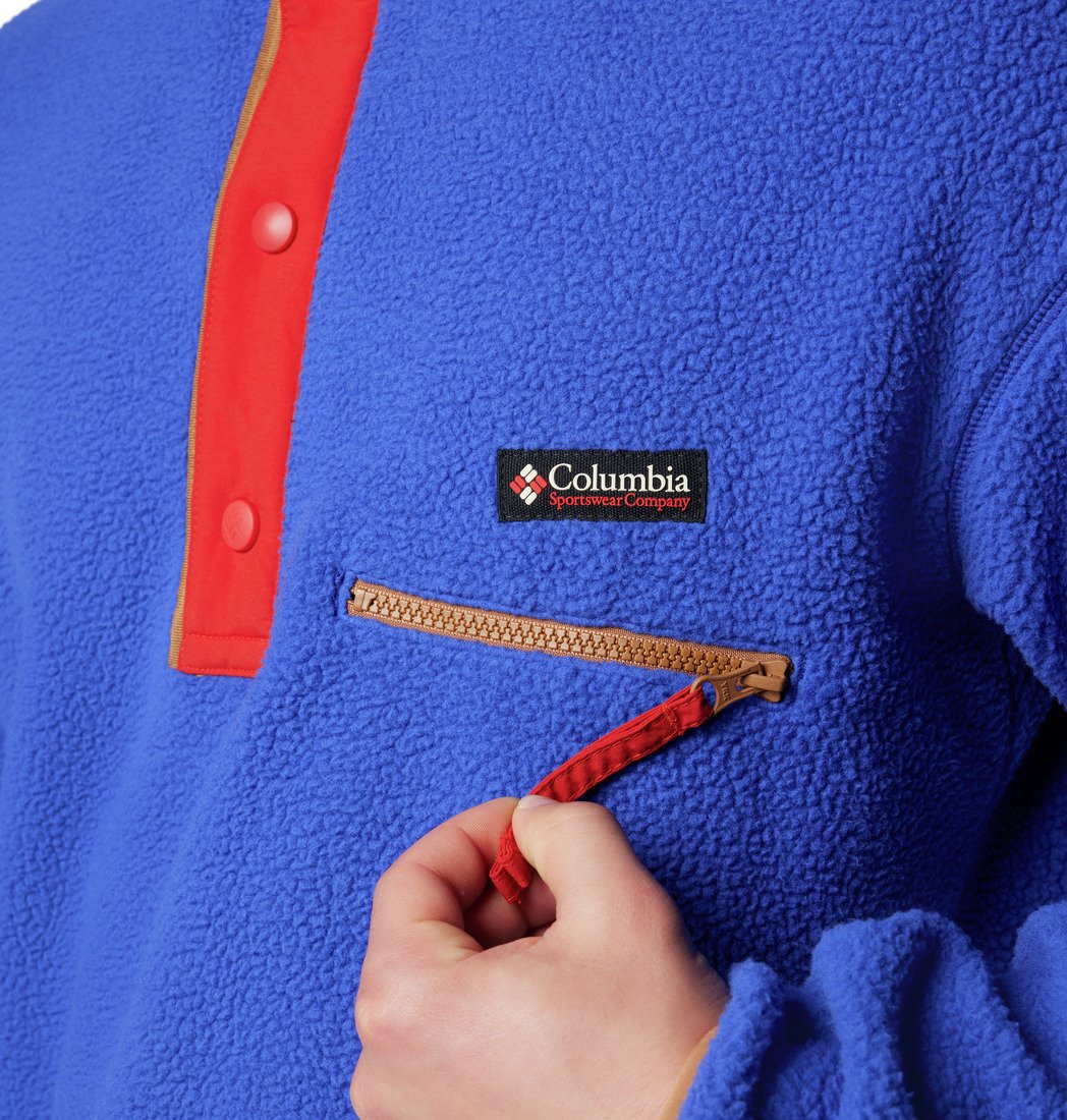 Mikina Columbia Helvetia™ II Half Snap Fleece M - modrá