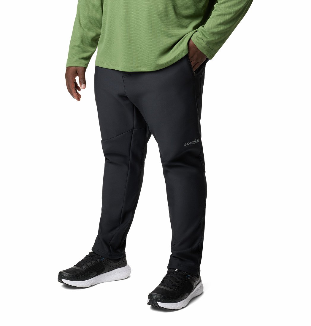 Kalhoty Columbia Vast Canyon™ Softshell Pant M - černá (prodloužená délka)