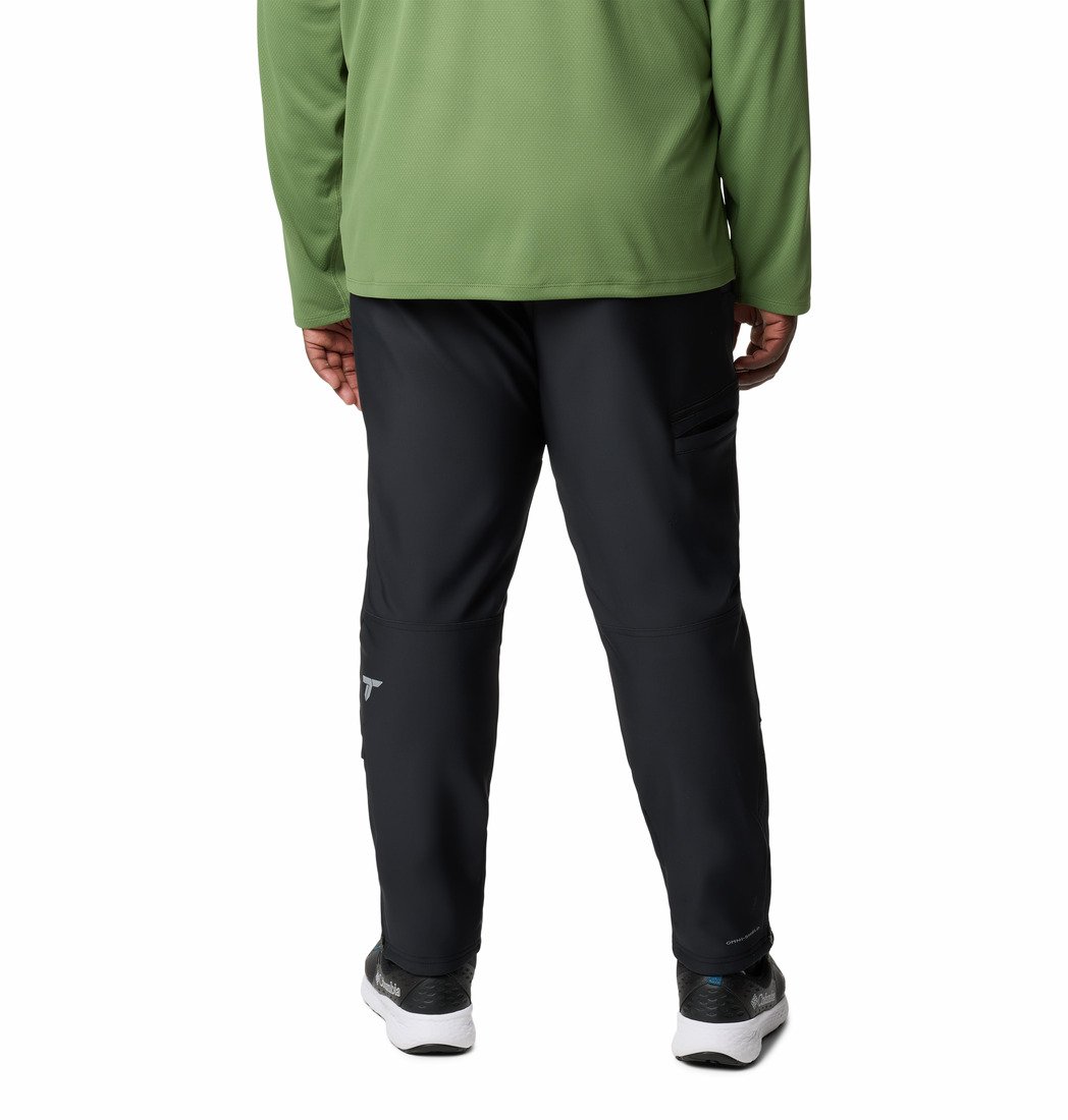 Nohavice Columbia Vast Canyon™ Softshell Pant M - čierne (predĺžená dĺžka)