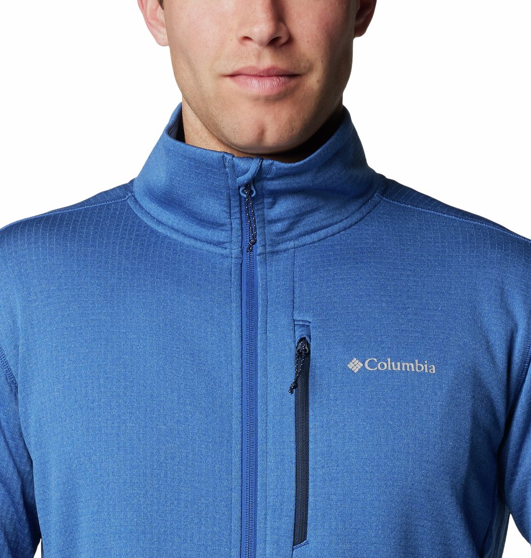 Mikina Columbia Park View™ Fleece Full Zip M - modrá