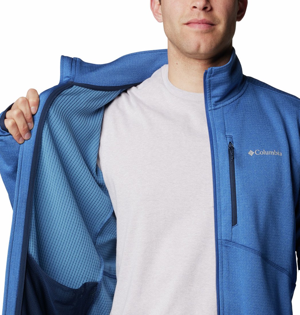 Mikina Columbia Park View™ Fleece Full Zip M - modrá