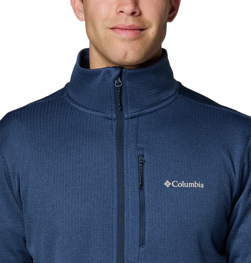 Mikina Columbia Park View™ Fleece Full Zip M - modrá