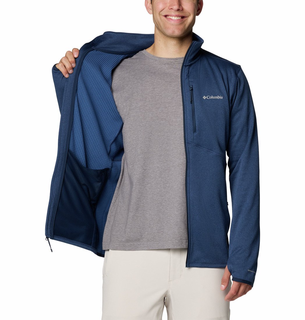 Mikina Columbia Park View™ Fleece Full Zip M - modrá