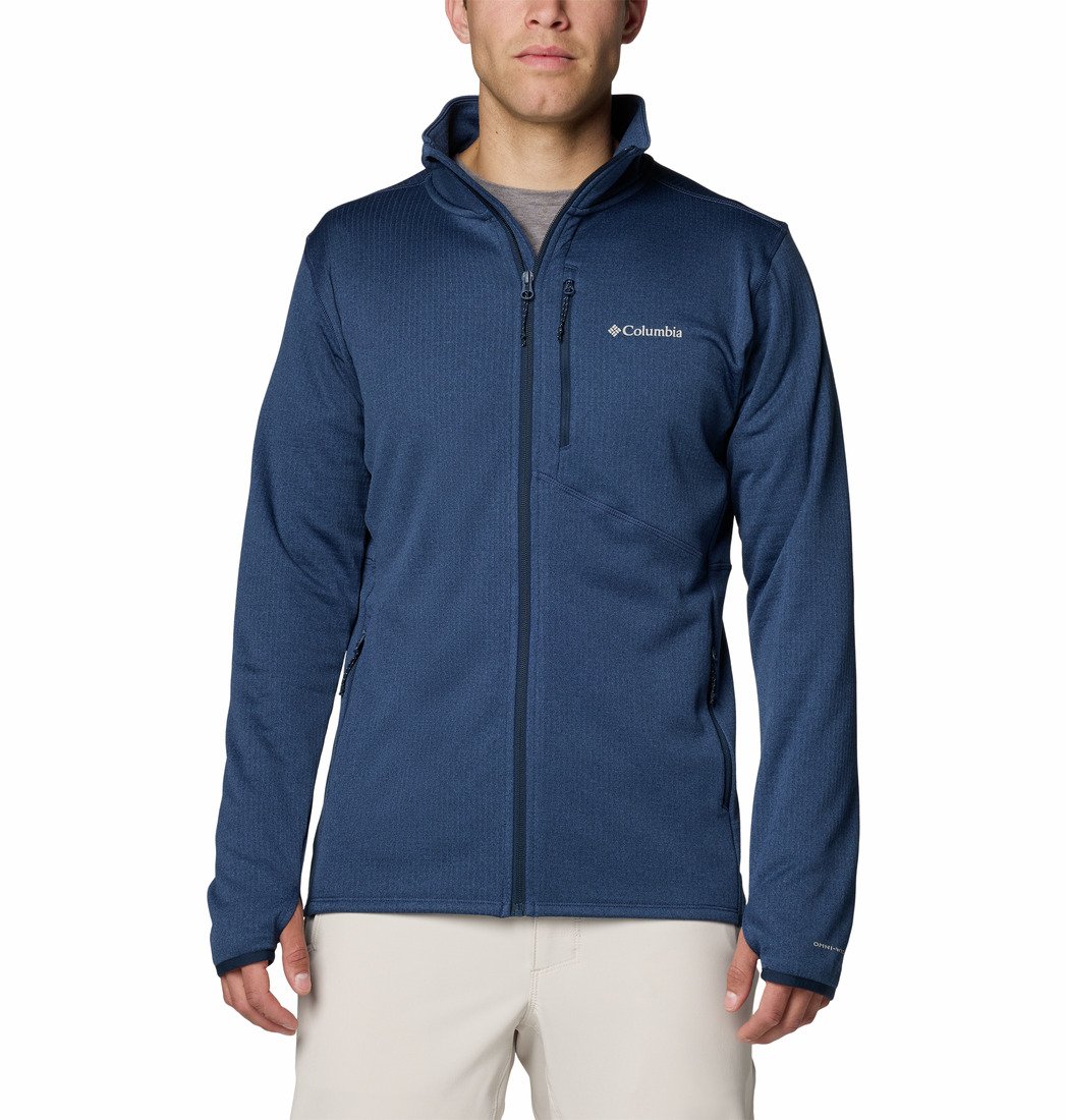 Mikina Columbia Park View™ Fleece Full Zip M - modrá