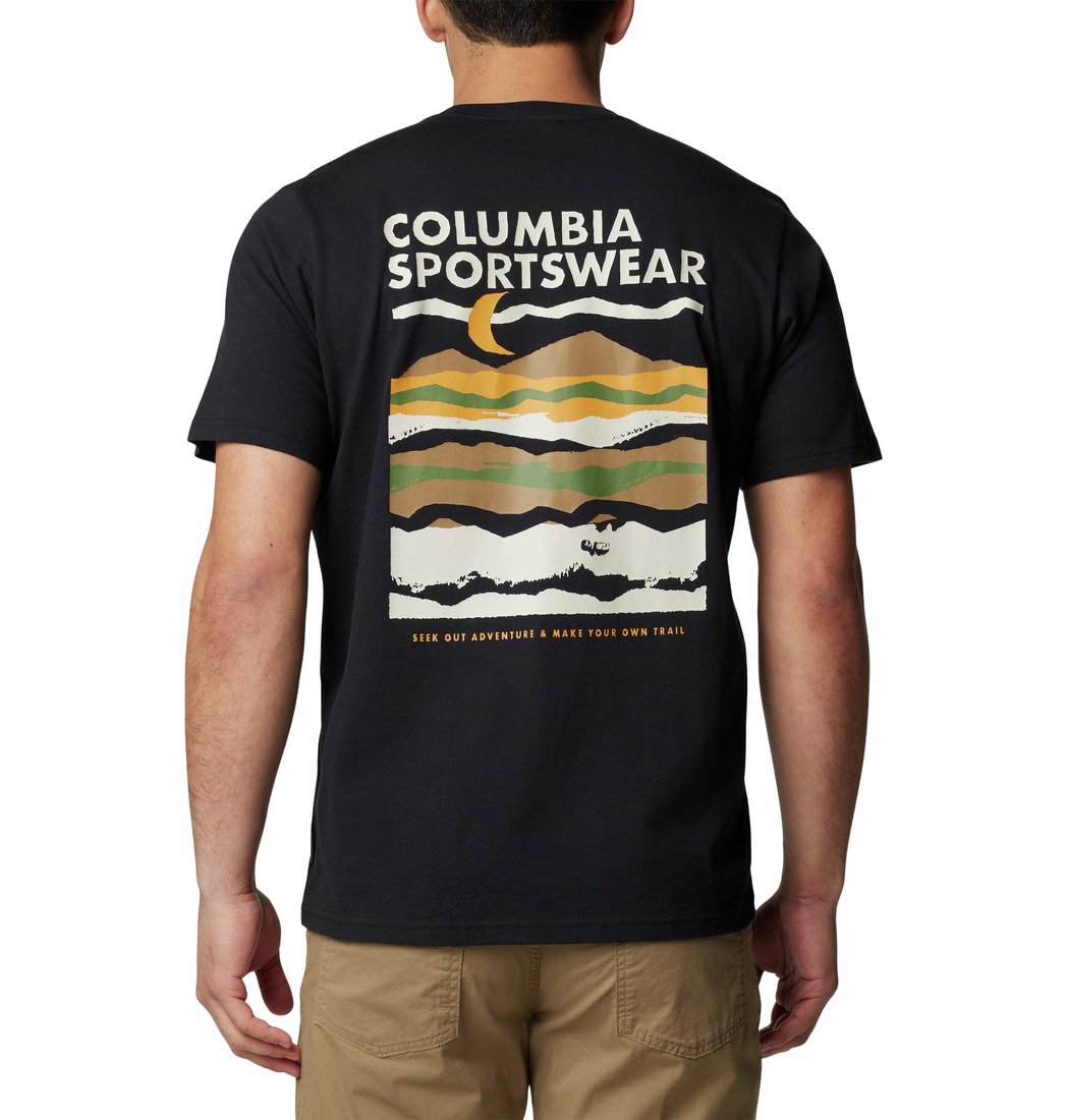 Футболка Columbia Explorers Canyon™ Back SS Tee M - чорна