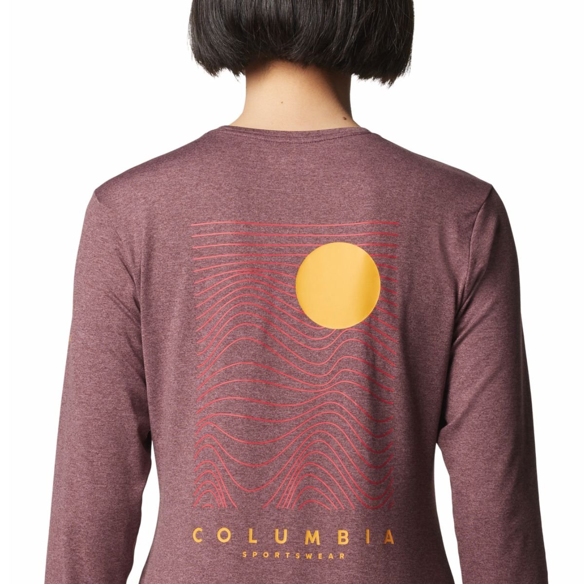 Футболка Columbia Sloan Ridge™ Graphic LS W - фіолетова