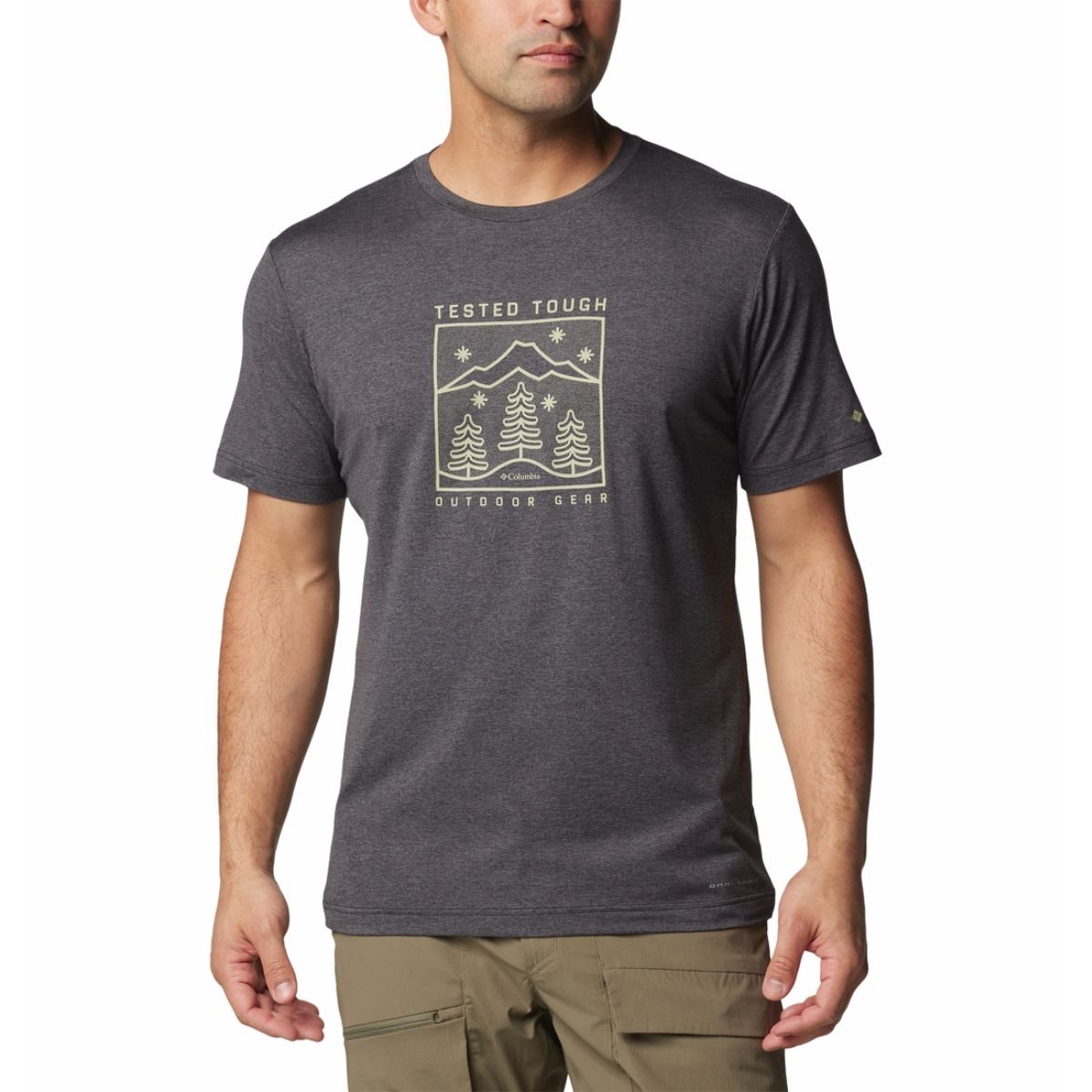 Футболка Columbia Kwick Hike™ Graphic SS Tee M - сірий