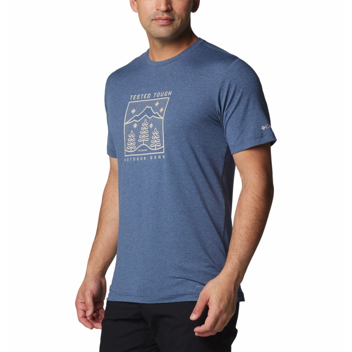 Футболка Columbia Kwick Hike™ Graphic SS Tee M - синій