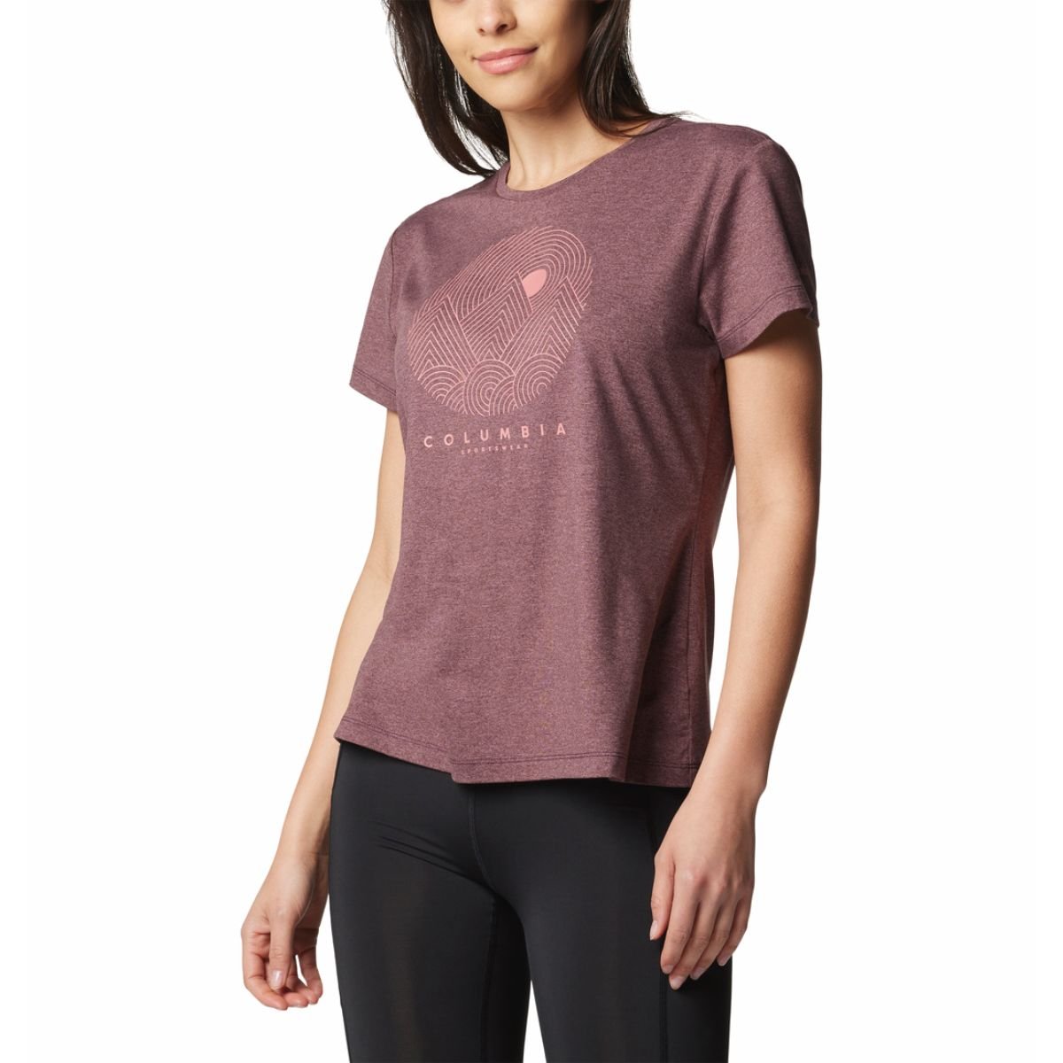 Футболка Columbia Sloan Ridge™ Graphic SS Tee W - коричневий