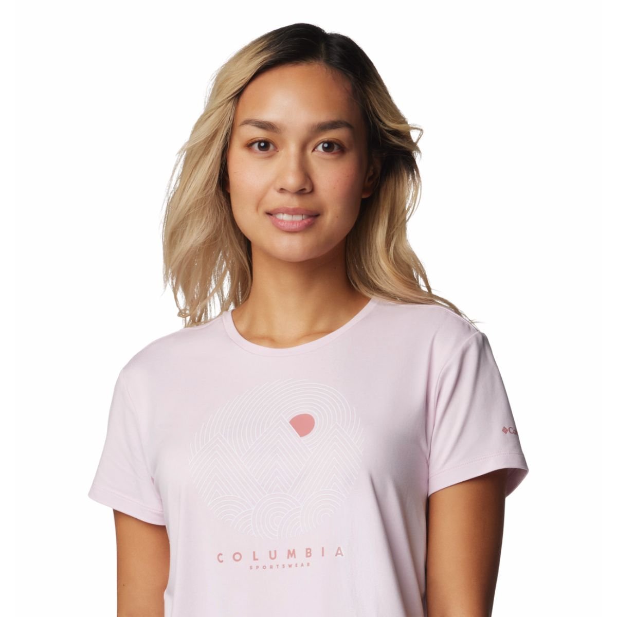 Футболка Columbia Sloan Ridge™ Graphic SS Tee W - рожевий