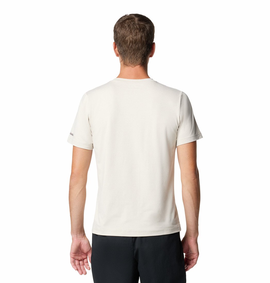 Футболка Columbia Kwick Hike™ Graphic SS Tee M - бежевий