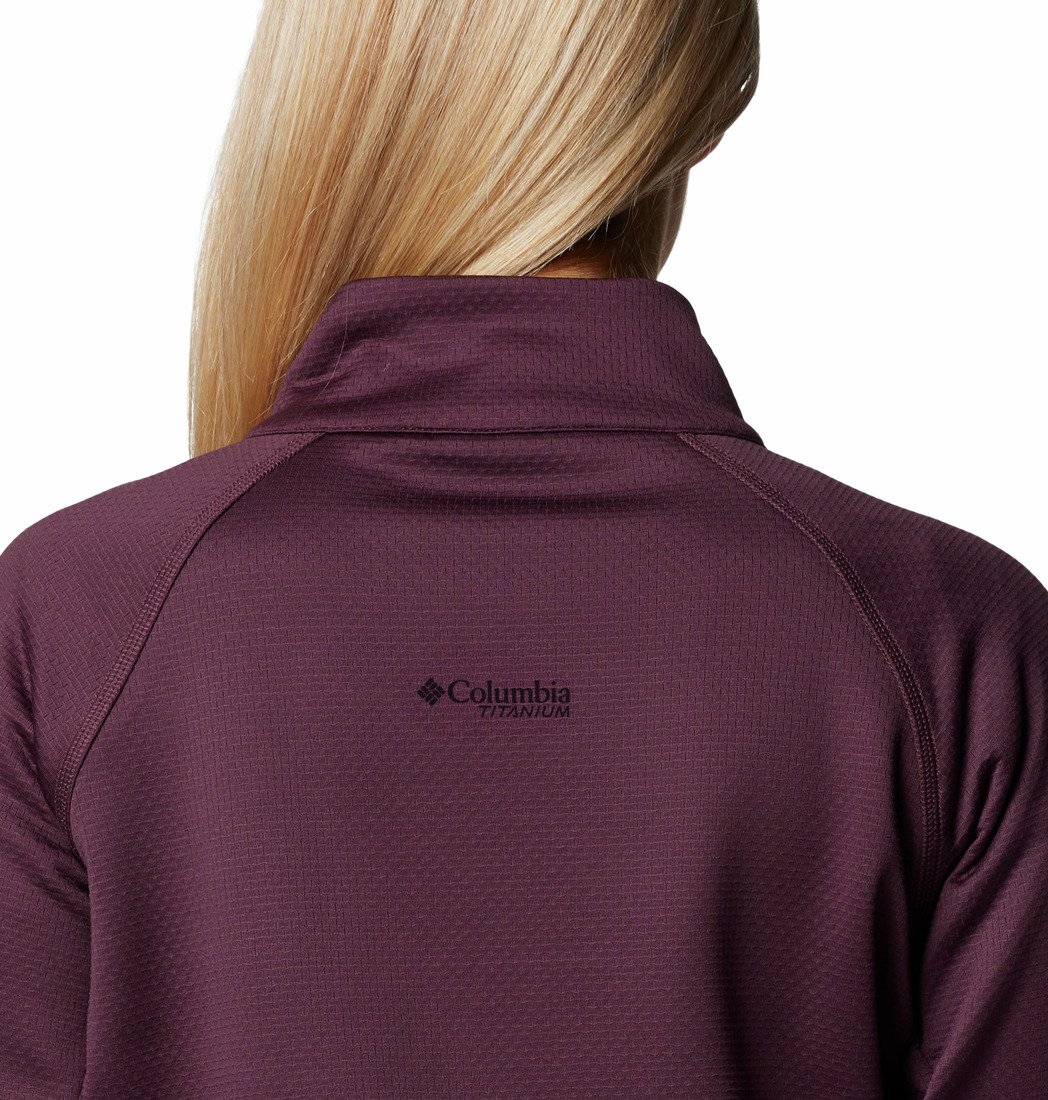 Mikina Columbia Triple Canyon™ Grid Fleece FZ W - fialová