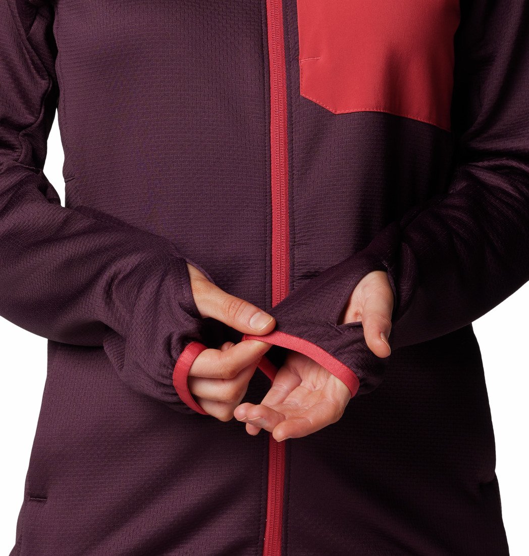 Mikina Columbia Triple Canyon™ Grid Fleece FZ W - fialová