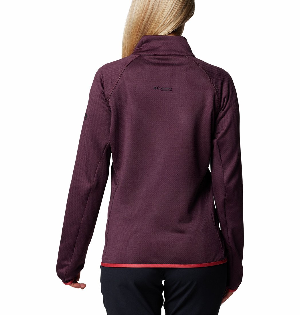 Mikina Columbia Triple Canyon™ Grid Fleece FZ W - fialová