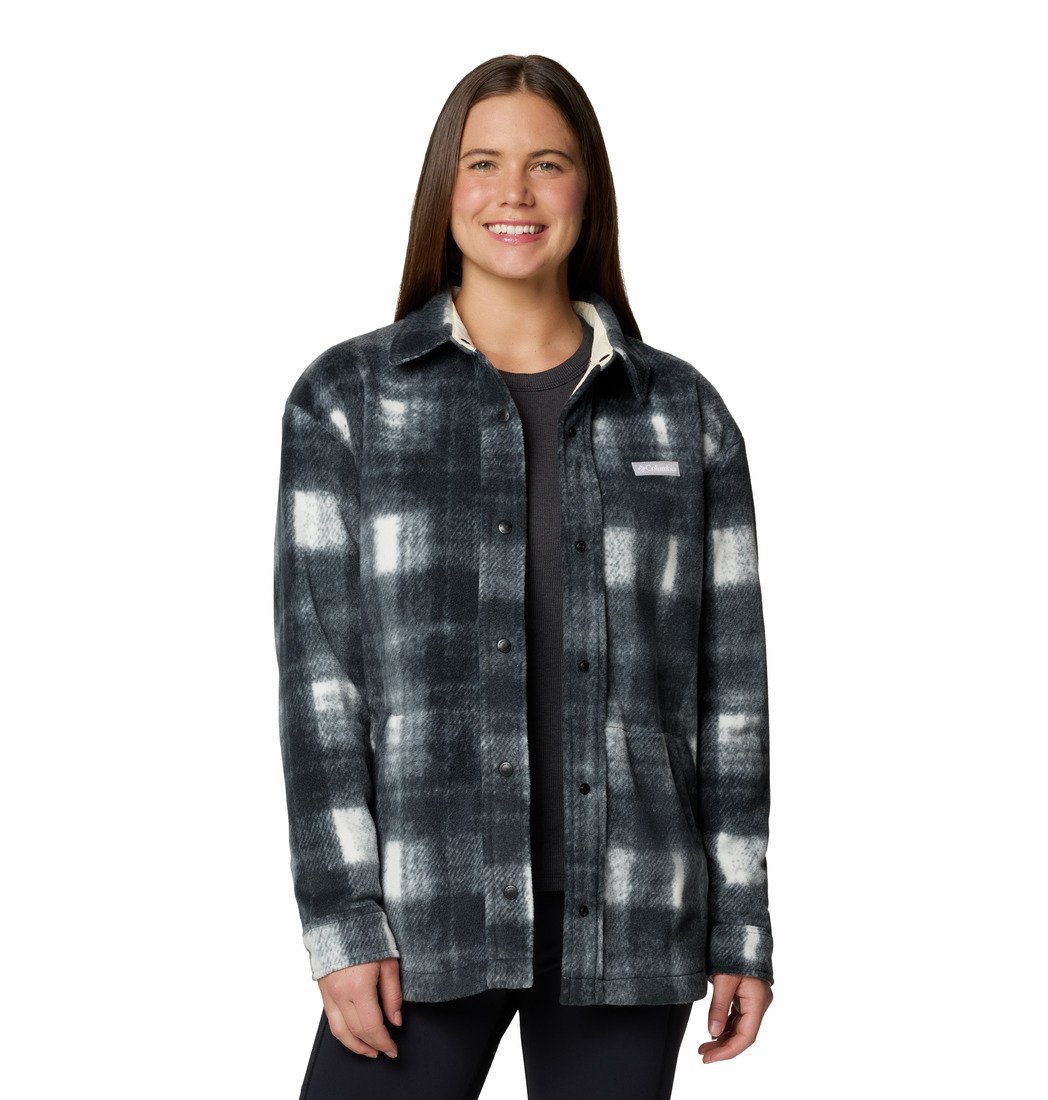 Košeľa Columbia Benton Springs™ Shirt Jacket II W - šedá