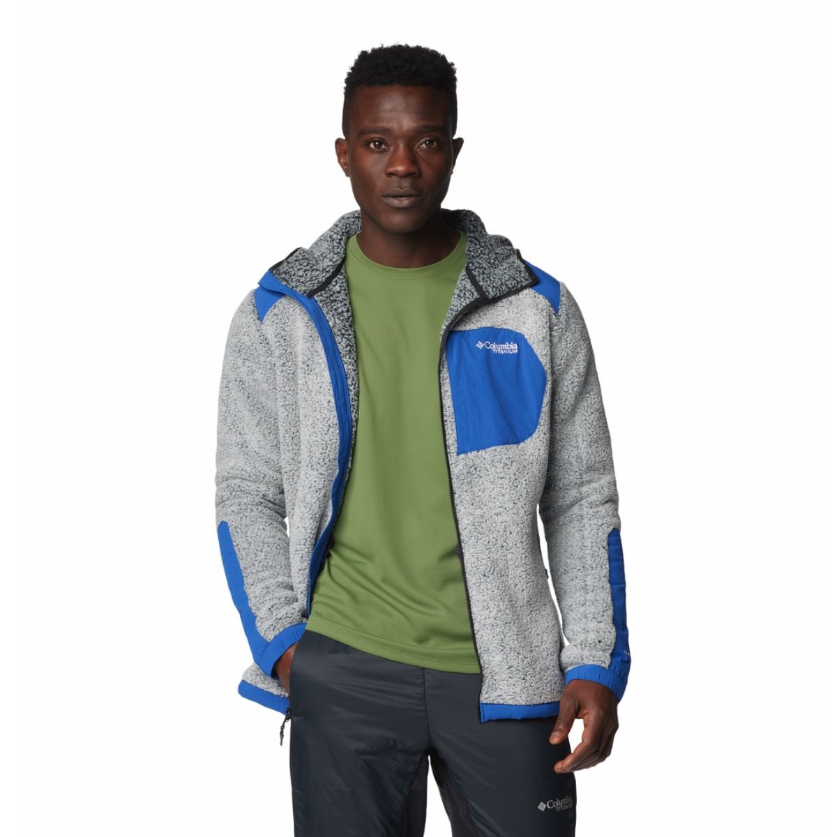 Bunda Columbia Arctic Crest™ Sherpa Full Zip M - modrá/šedá