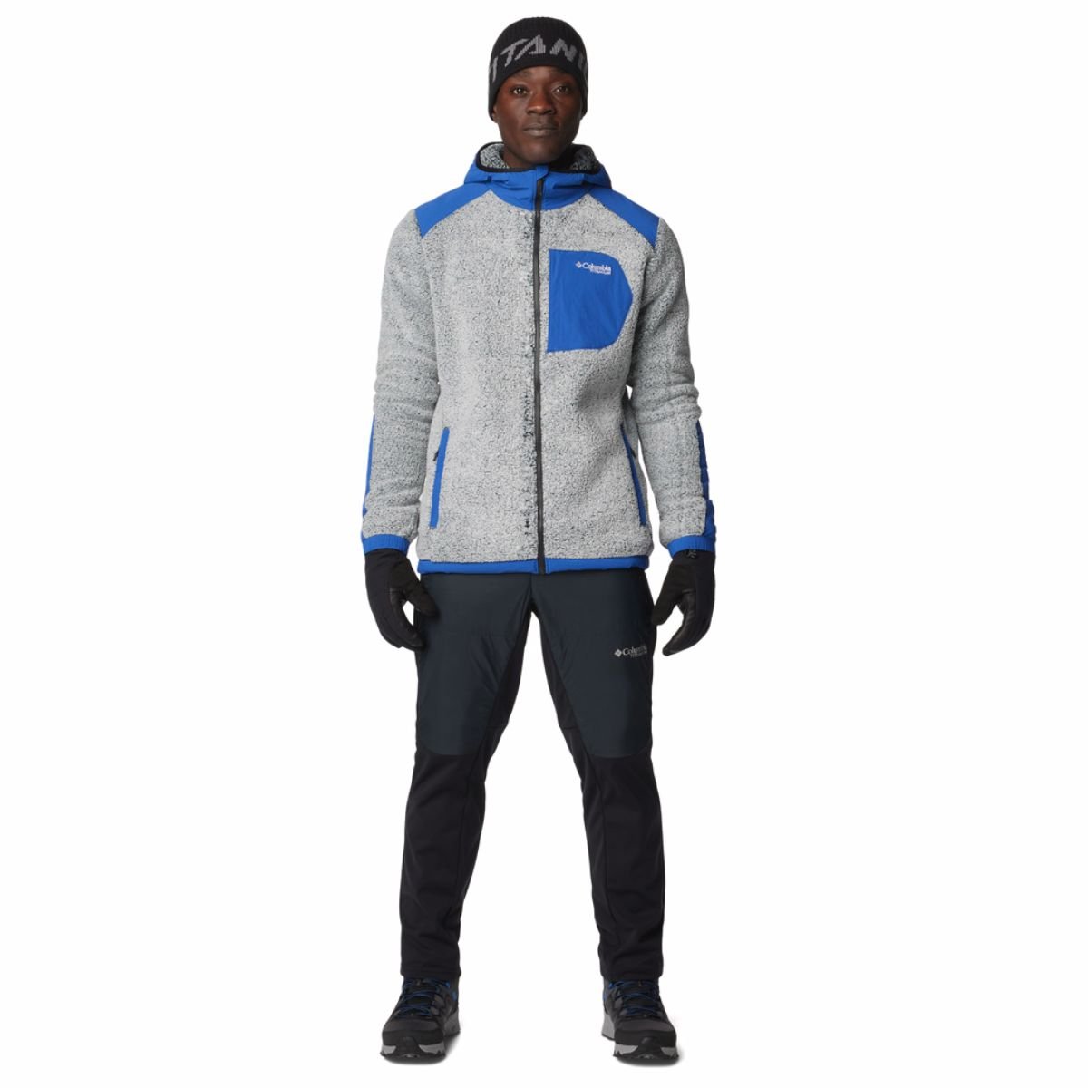 Куртка Columbia Arctic Crest™ Sherpa на блискавці M - синій/сірий