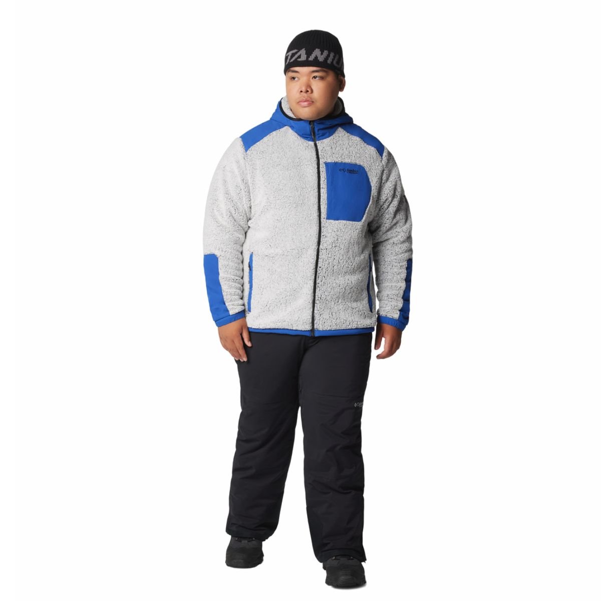 Bunda Columbia Arctic Crest™ Sherpa Full Zip Jacket M - modrá/sivá