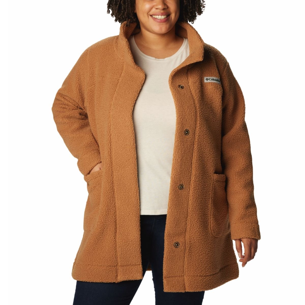 Bunda Columbia Panorama™ Long Jacket W - hnědá