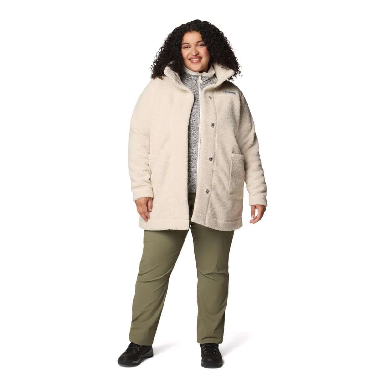 Bunda Columbia Panorama™ Long Jacket W - béžová