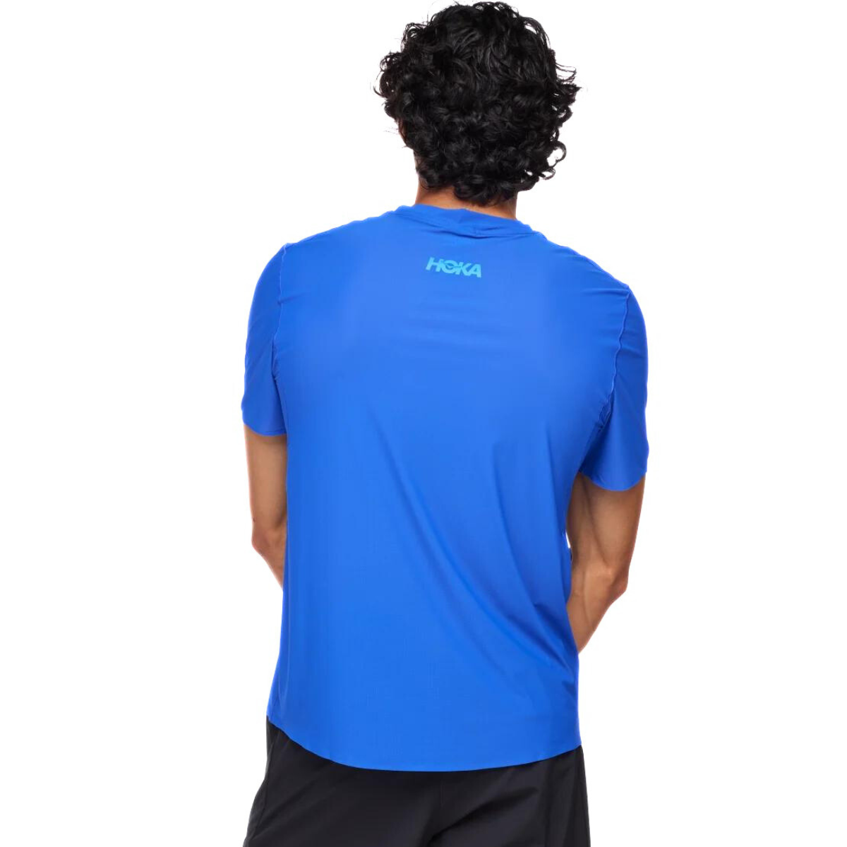 Tričko Hoka Airolite Run Short Sleeve M - modrá