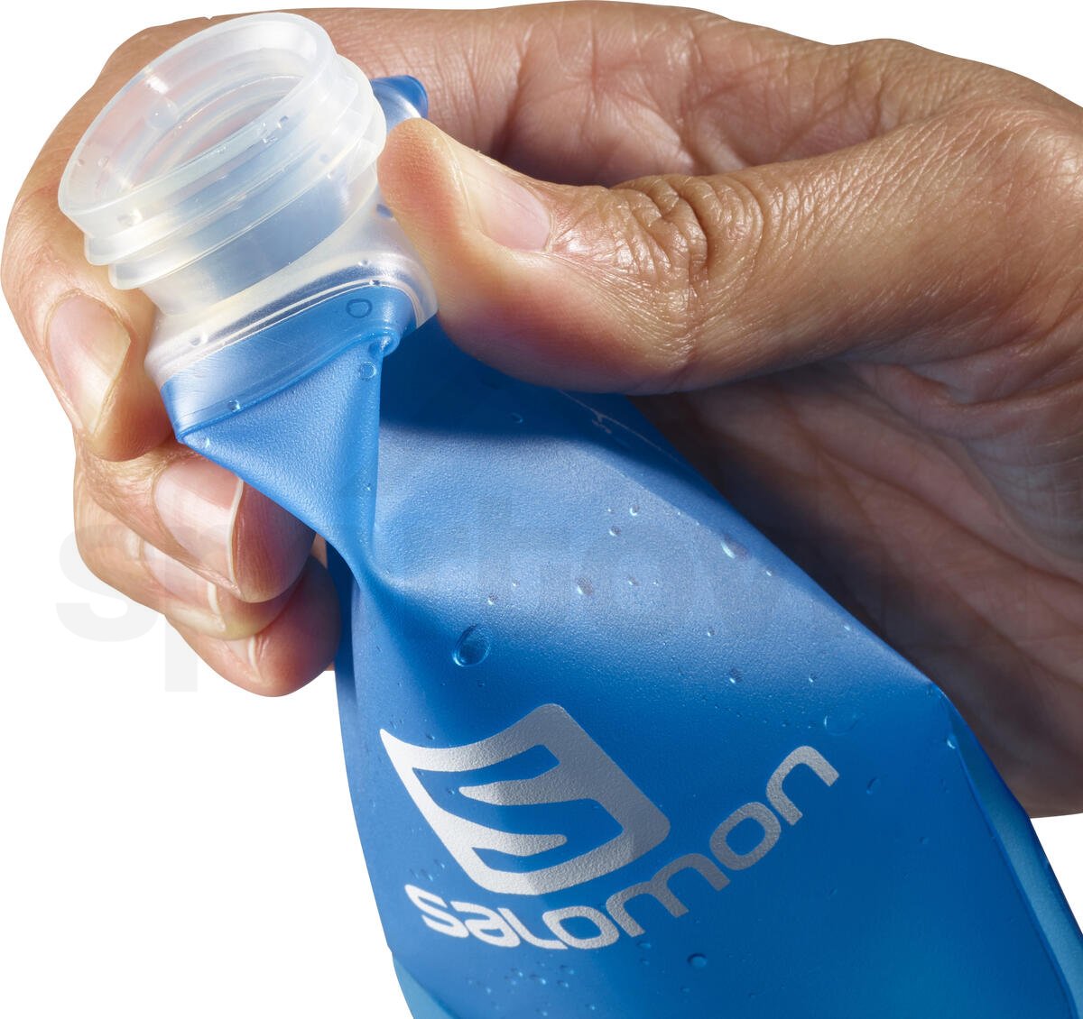 Lahvička na pití Salomon Soft Flask 150/5 oz STD 28 None - modrá/bílá