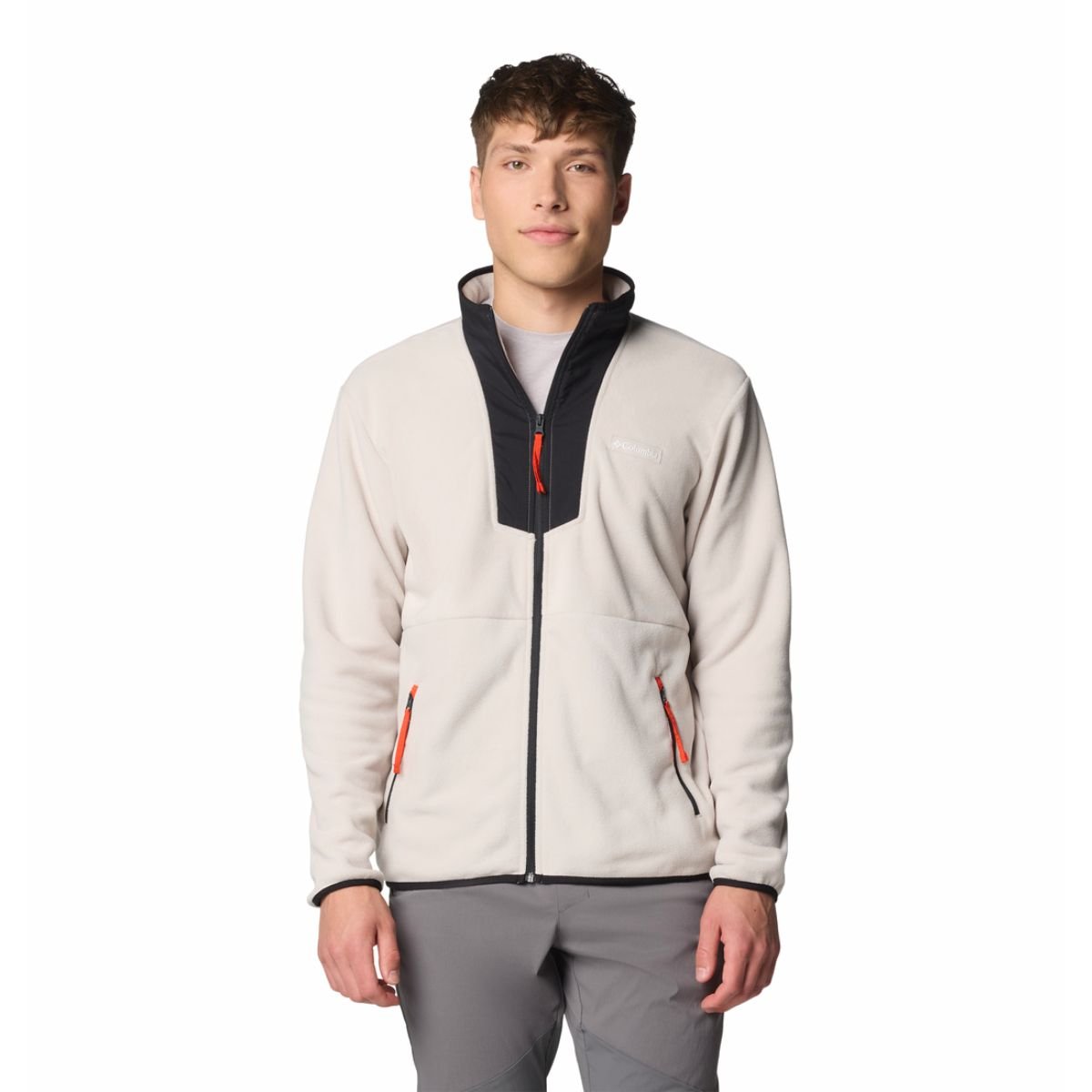 Mikina Columbia Sequoia Grove™ Full Zip Fleece M - béžová/čierna