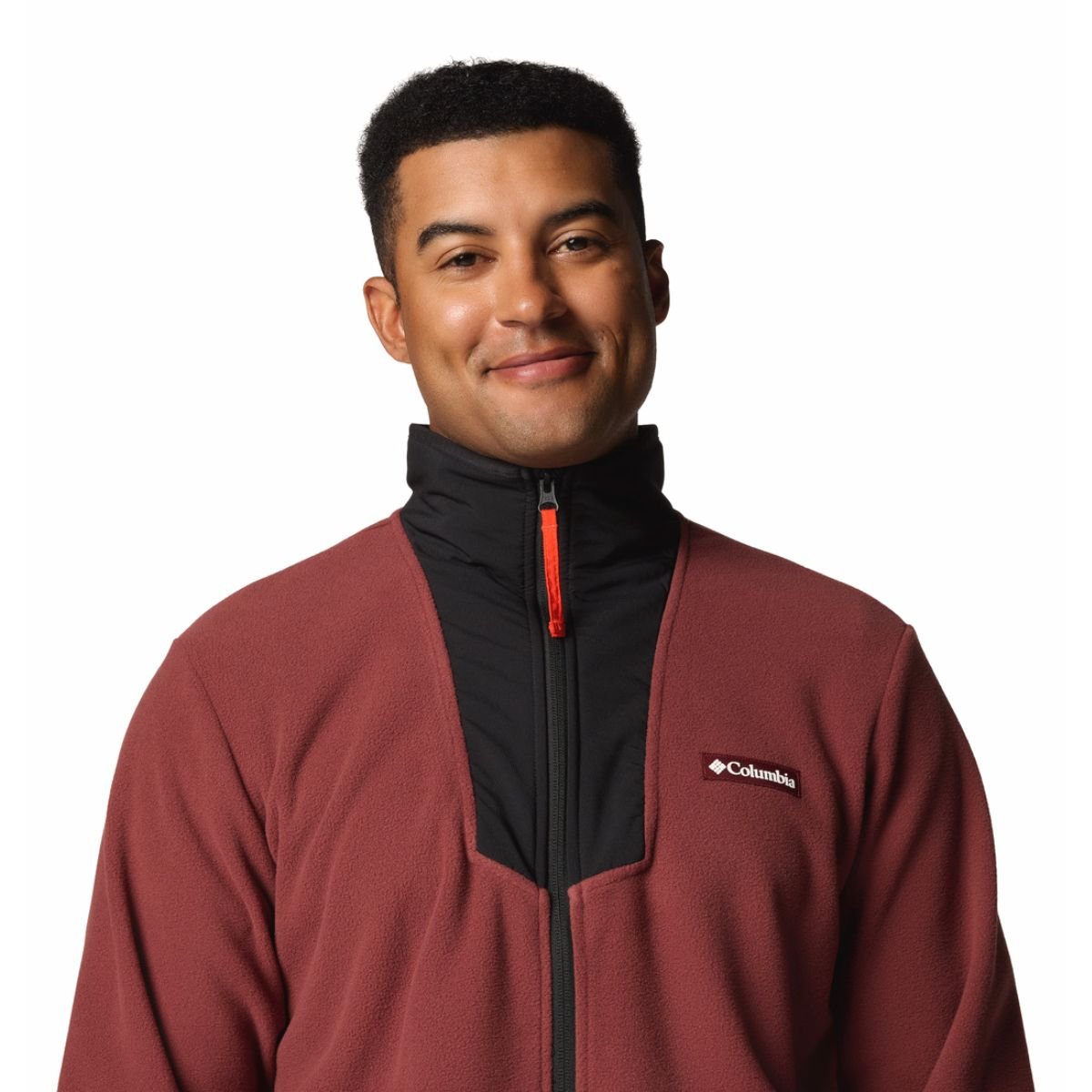 Mikina Columbia Sequoia Grove™ FZ Fleece M - červená/čierna