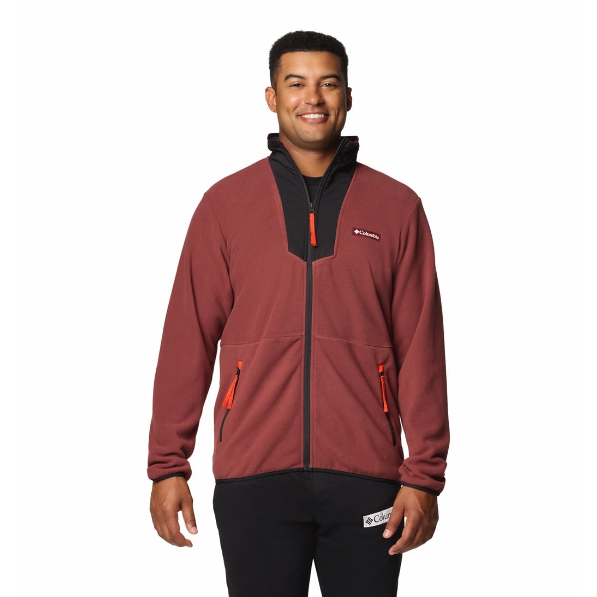 Mikina Columbia Sequoia Grove™ FZ Fleece M - červená/černá