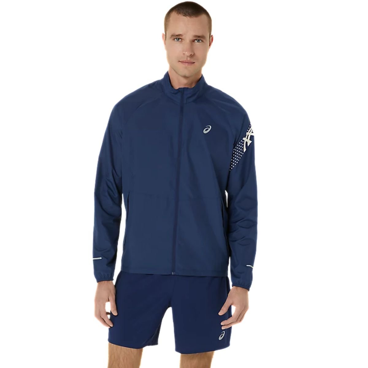 Asics Icon Jacket M - modrá