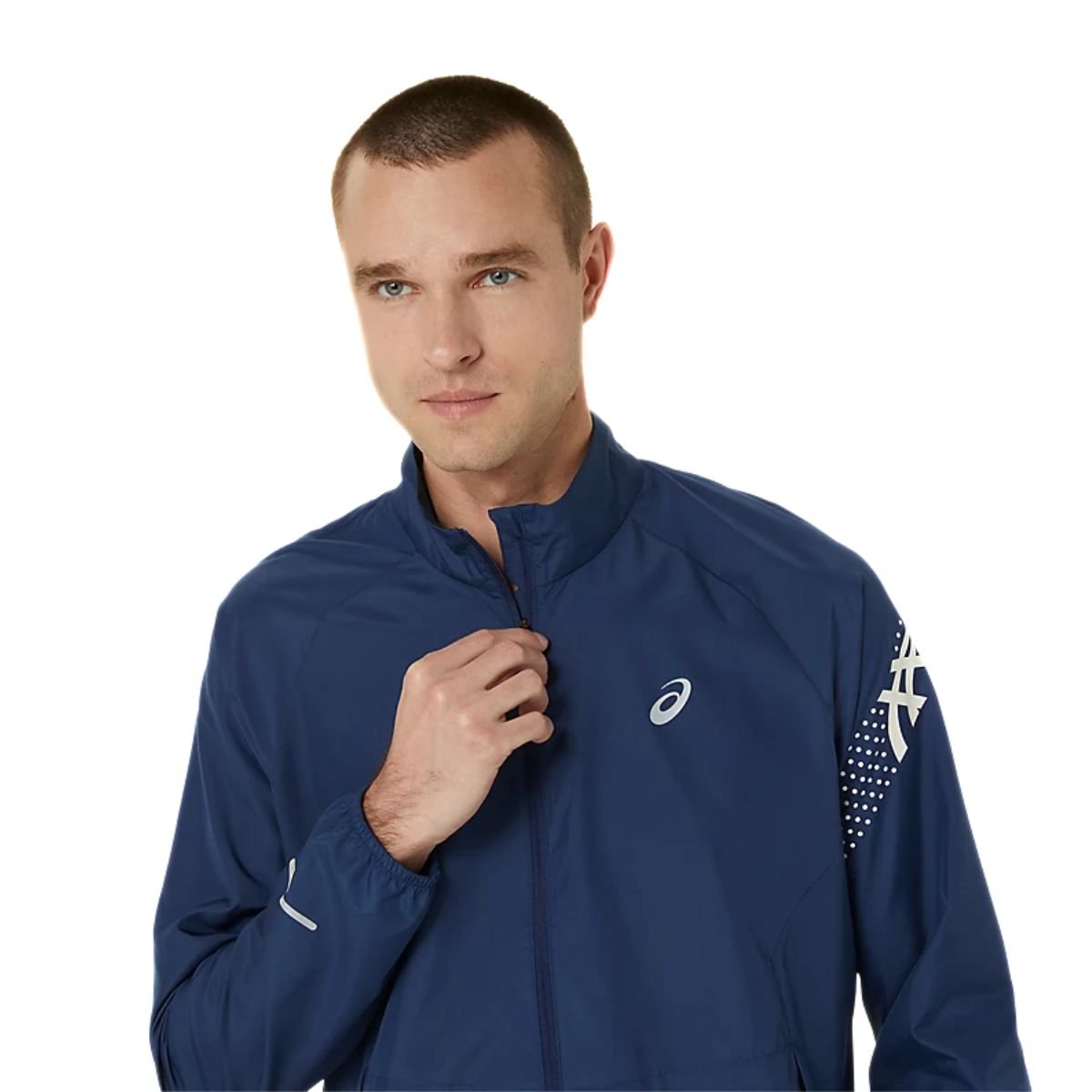 Asics Icon Jacket M - modrá