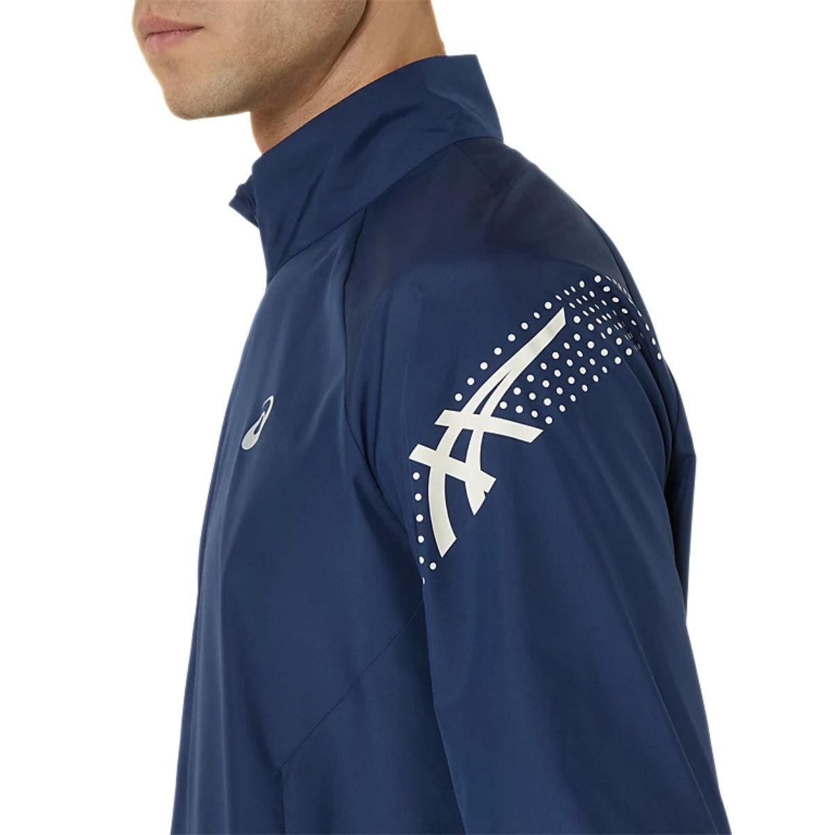 Bunda Asics Icon Jacket M - modrá