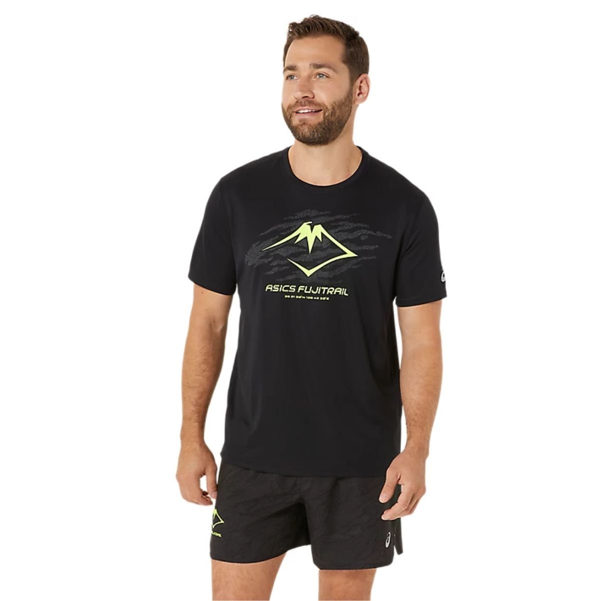 Tričko Asics Fujitrail Logo SS Top M - čierne