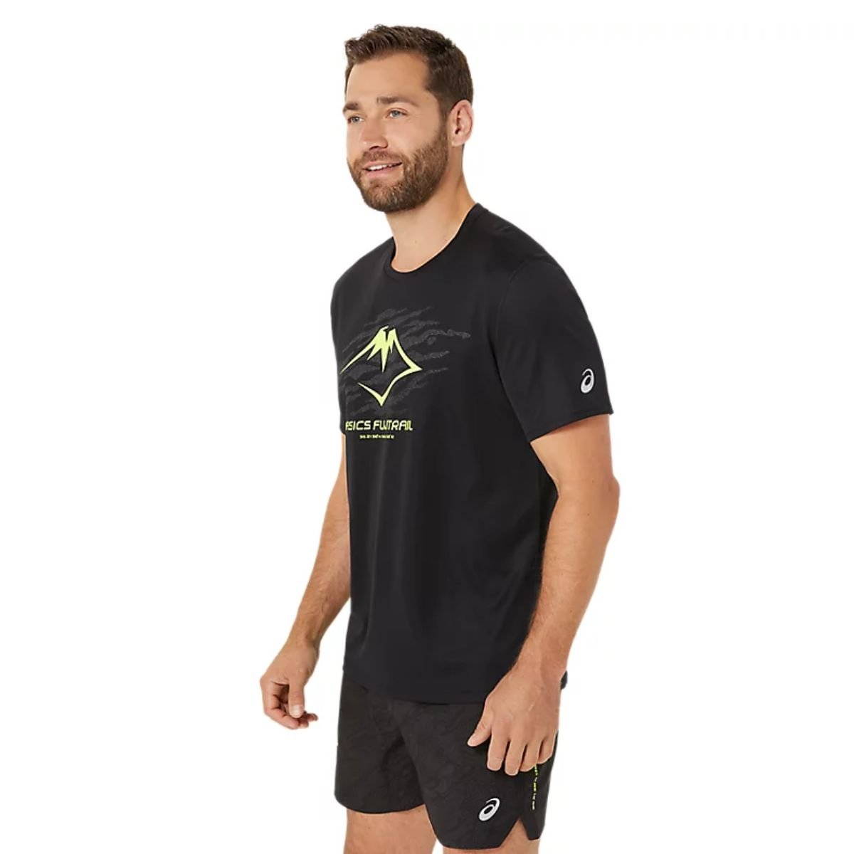 Tričko Asics Fujitrail Logo SS Top M - čierna