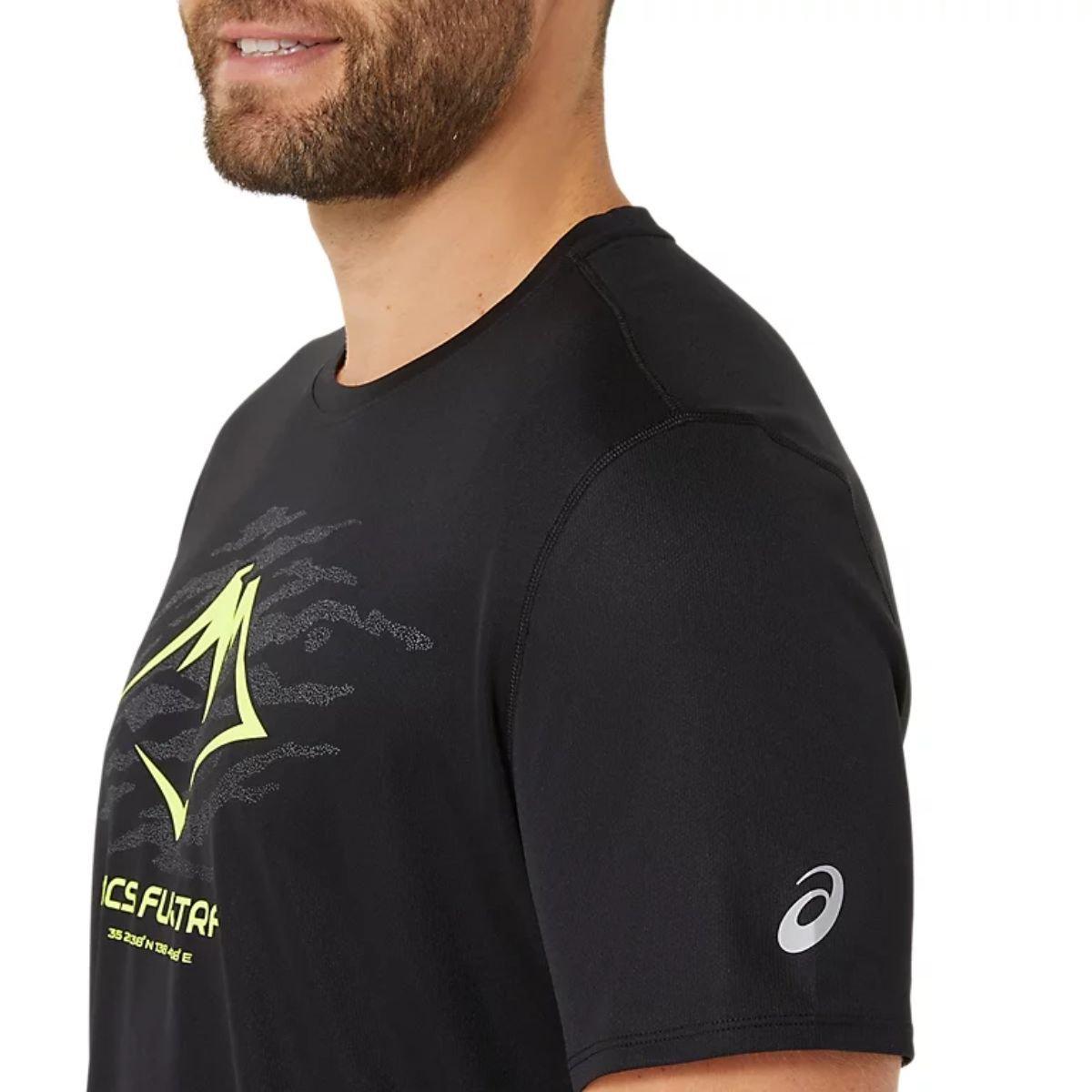 Tričko Asics Fujitrail Logo SS Top M - čierne