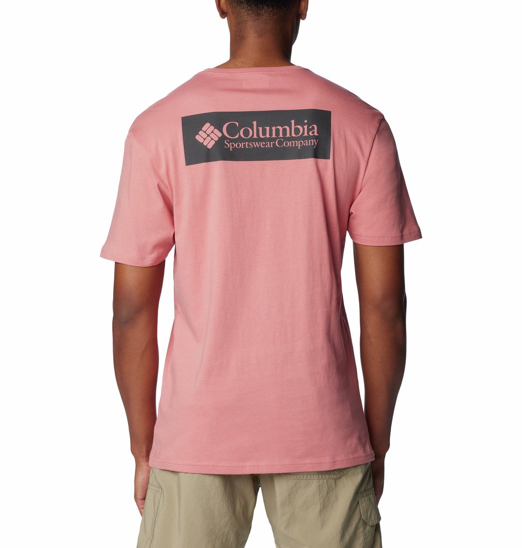 Tričko Columbia North Cascades™ Short Sleeve Tee M - růžová