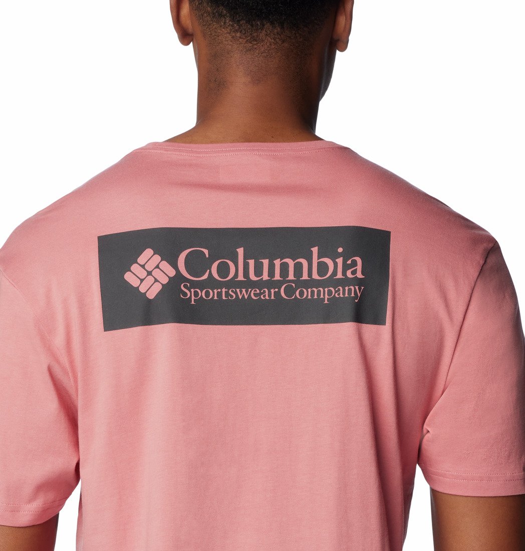 Tričko Columbia North Cascades™ Short Sleeve Tee M - růžová