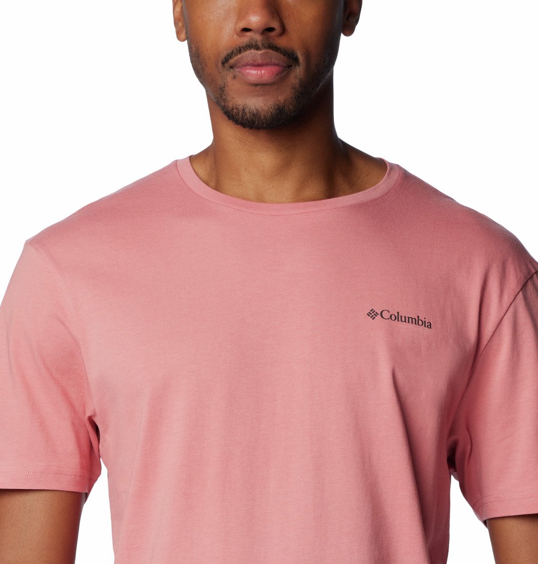 Tričko Columbia North Cascades™ Short Sleeve Tee M - růžová