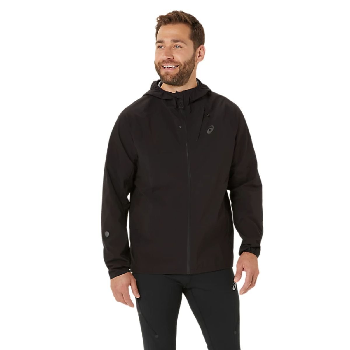 Bunda Asics Metarun Waterproof Jacket M - černá