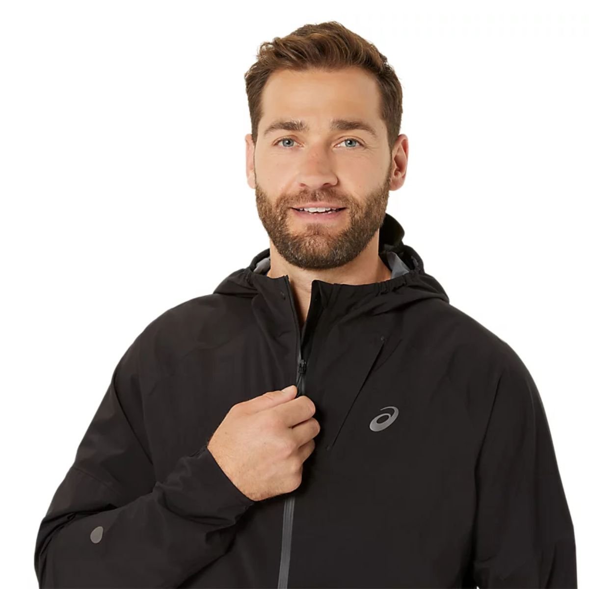 Bunda Asics Metarun Waterproof Jacket M - černá