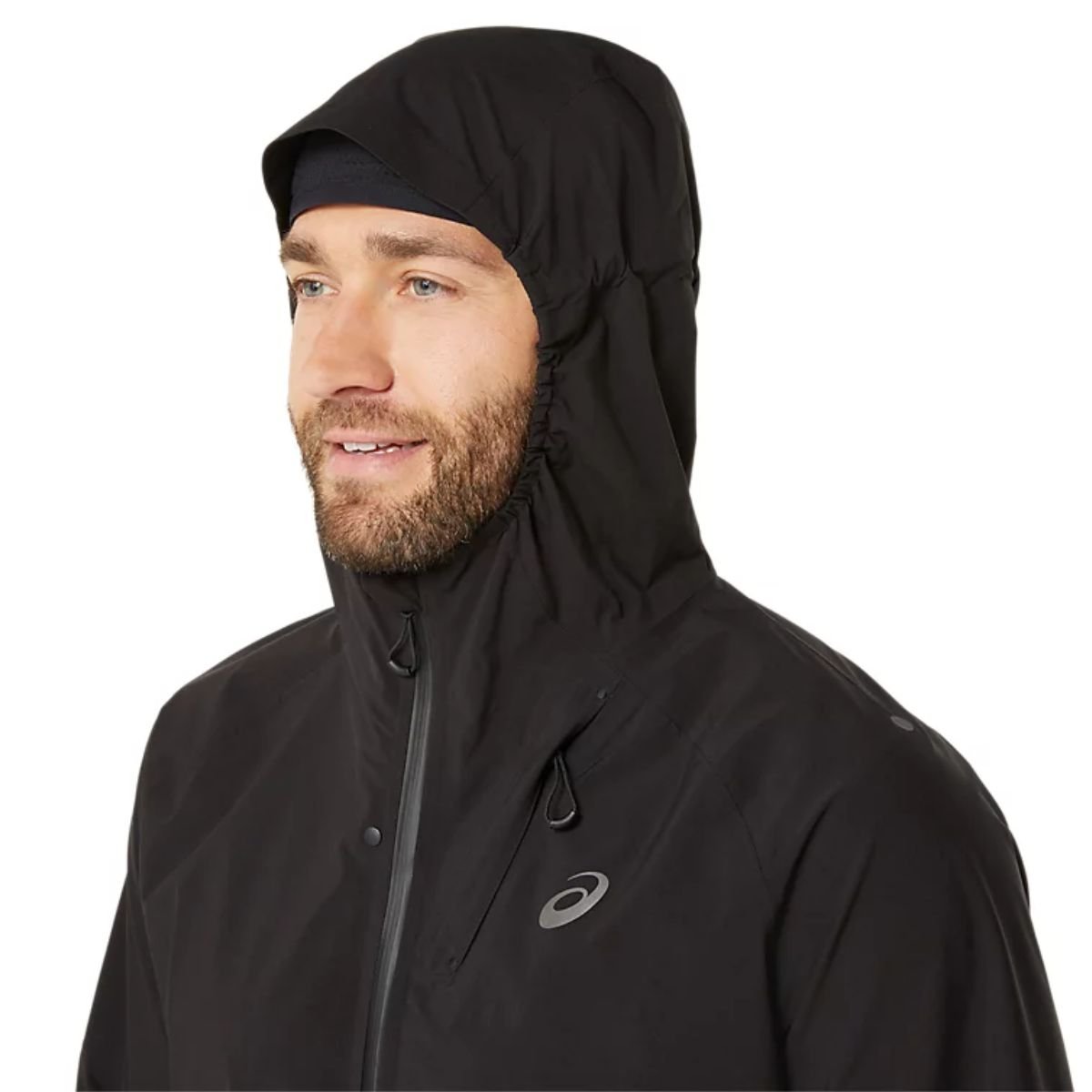 Bunda Asics Metarun Waterproof Jacket M - černá