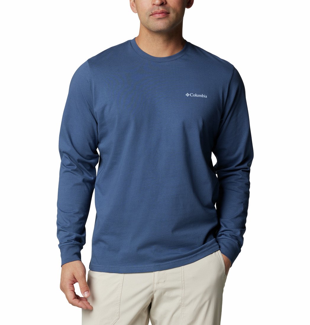 Tričko Columbia Explorers Canyon™ Long Sleeve T-Shirt M - modrá