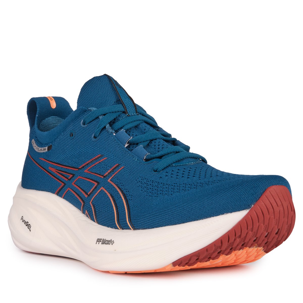 Obuv Asics Gel-Nimbus 26 M - modrá/oranžová