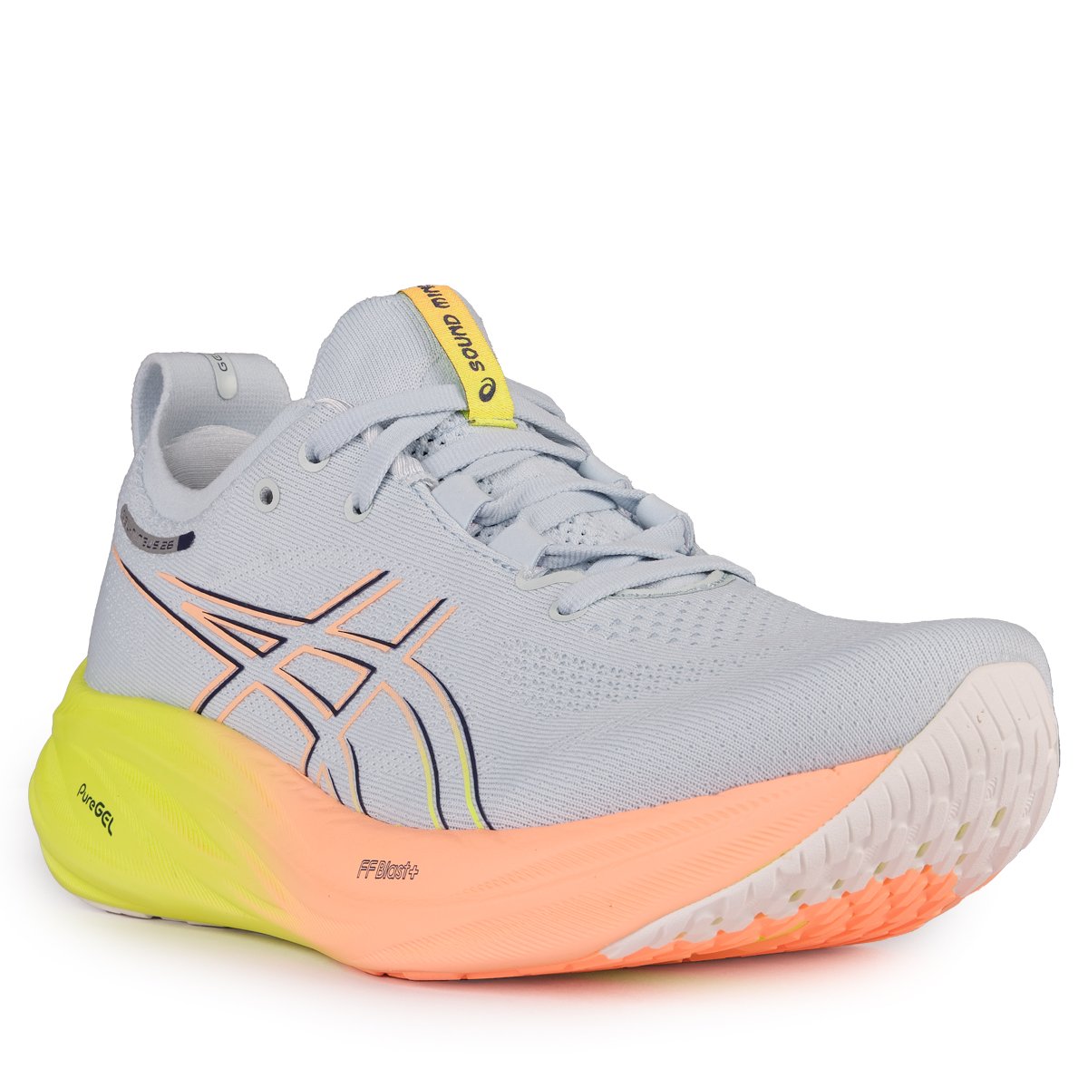 Obuv Asics Gel-Nimbus 26 Paris M - šedá/oranžová/žlutá