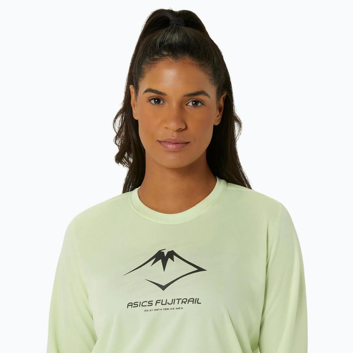 Tričko Asics Fujitrail Logo LS Top W - čierna